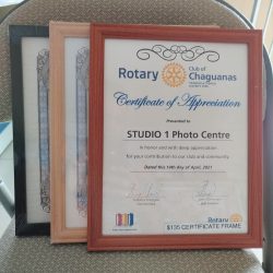 letter size certificate frames