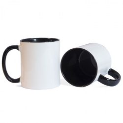 black sublimation mug