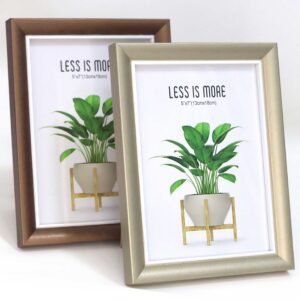 Metallic Bevelled 5×7 Frame with print