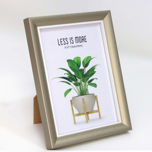 Metallic Bevelled 5×7 Frame with print - Image 2
