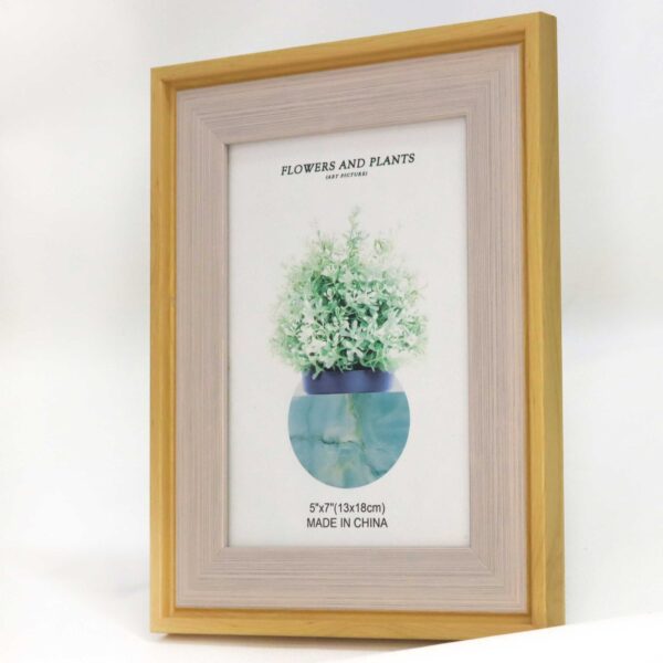 Gold Layered 5x7 Picture Frame with print