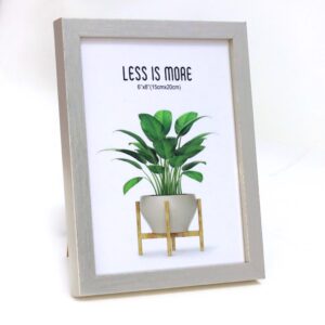 Metallic Box 6×8 Frame with print