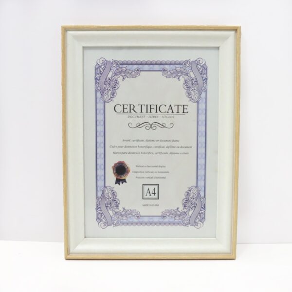 Wooden A4 frame with print - Image 3