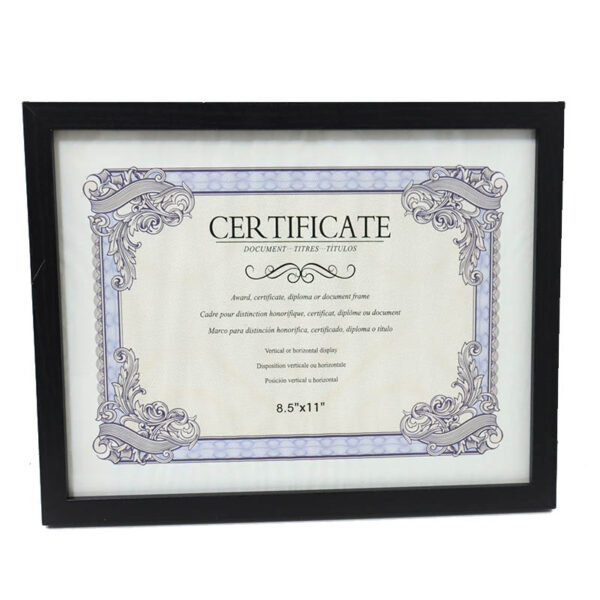 Letter Size Certificate Frame - Image 3