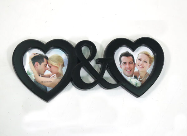 Heart Shaped Collage Frame with print
