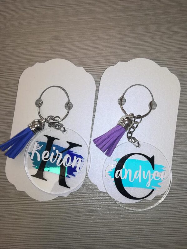 Acrylic Keychains Set of 3