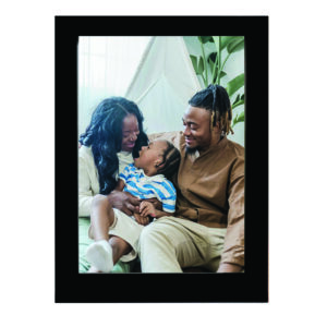 Black 5×7 Box Frame with print