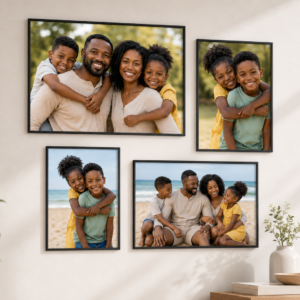 Lightweight Black 11×14 Frame and print