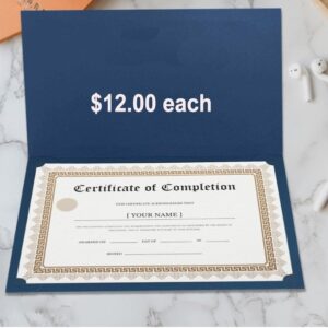 Certificate Holders – Letter Size Set of 10