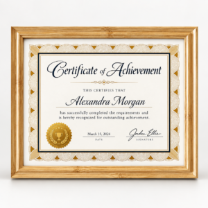 CERTIFICATE FRAMES